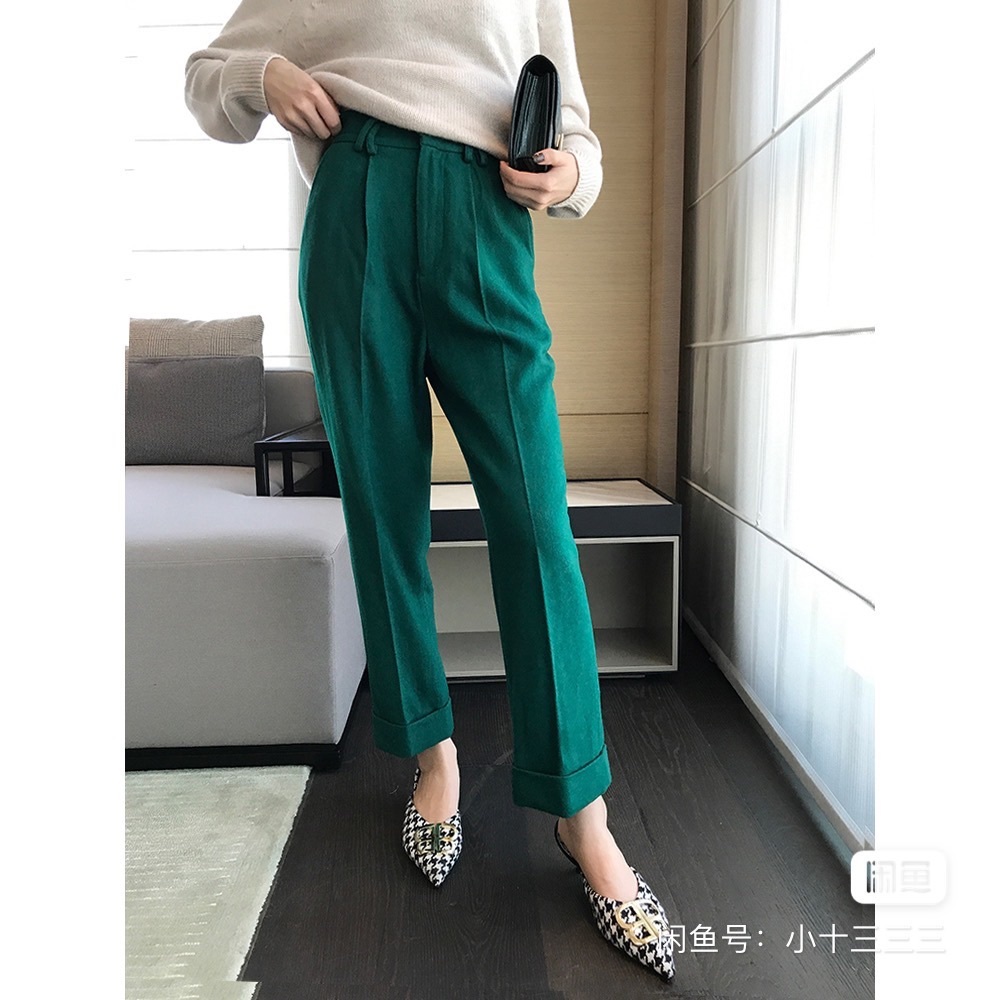 Emerald green winter pants